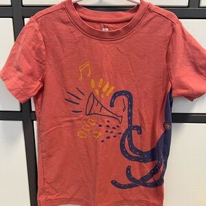 Tea Collection - Kids Octopus Double Sided Graphic T-Shirt